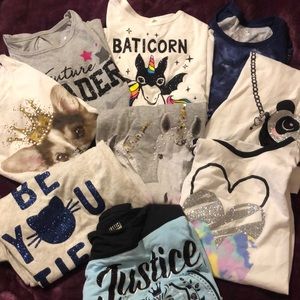 9 long sleeve shirts size 12